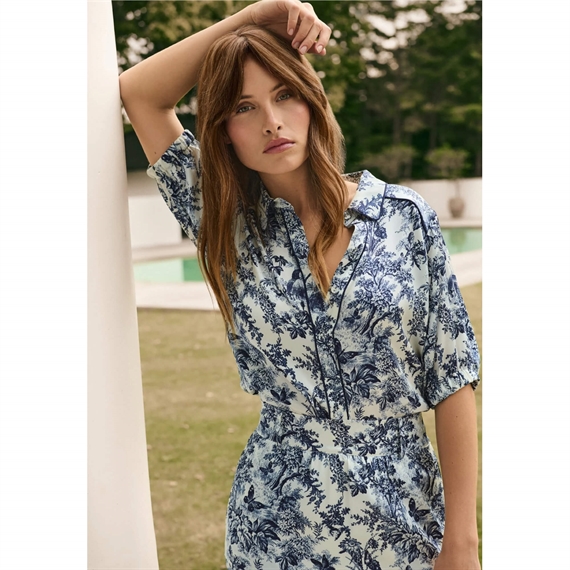 Dea Kudibal VioletaDEA Bluse, Royal Garden Ink